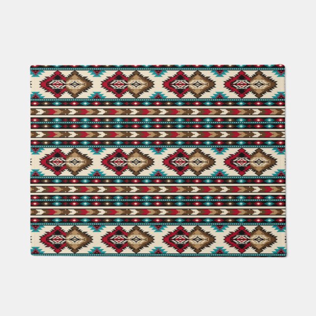 Paillasson Mat de porte de voiture amérindienne (Devant)
