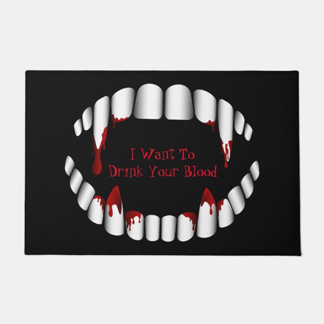 Paillasson Mat de porte d'Halloween (Devant)