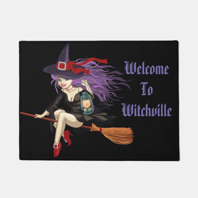 Paillasson Mat de porte d'Halloween (Devant)