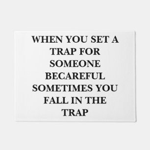 Paillasson Mat porte TRAP