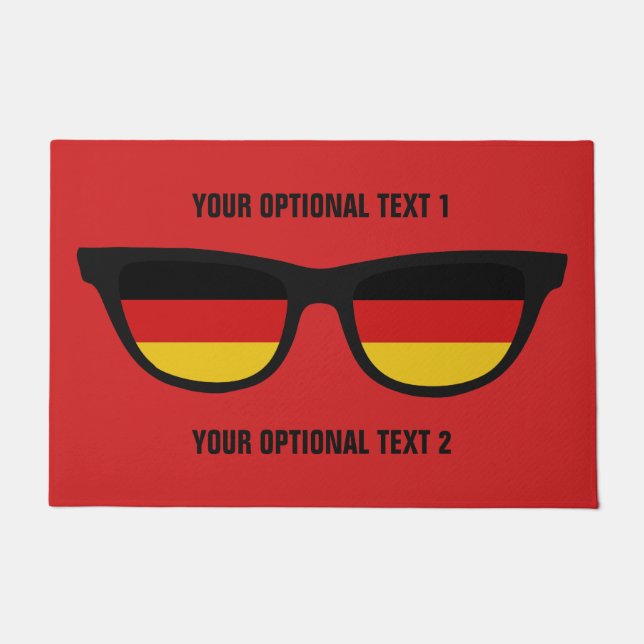 Paillasson Matelas à portique personnalisé German Shades (Devant)