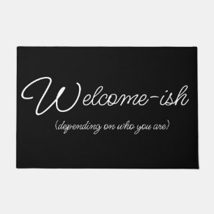 Paillasson Matelas - Bienvenue B/W Funny