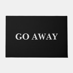 Paillasson Matelas de porte amusant "Go Away"