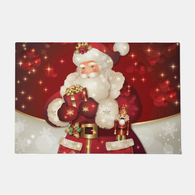 Paillasson Matmat Père Noël de Noël (Devant)