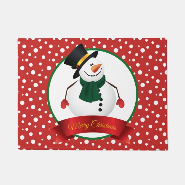 Paillasson Matorat de Noël Snowman (Devant)