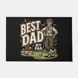 Paillasson Meilleur Papa Par Drôle Halloween Golf Squelette