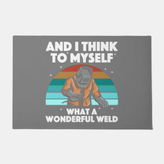 Paillasson Meilleur Welding Art Men Women Arc Welder Ir