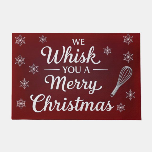 Paillasson Merry Christmas Whisk (Devant)