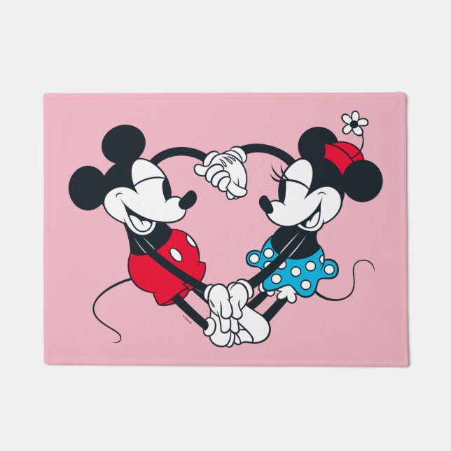 Paillasson Mickey & Minnie | Objectifs de relation (Devant)