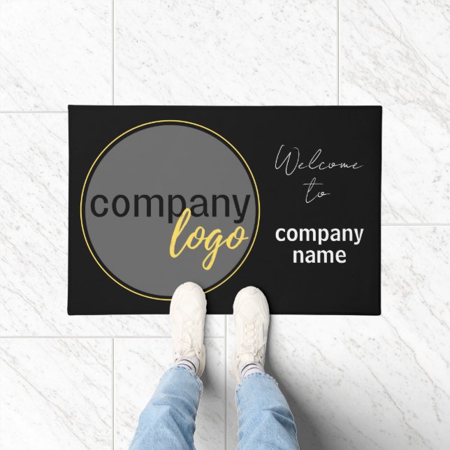 PAILLASSON MINIMALIST BUSINESS COMPANY LOGO ACCUEILLIR (Intérieur)