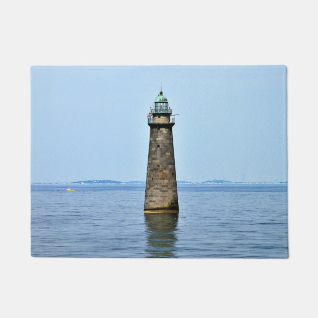Paillasson Minots Ledge Lighthouse Massachusetts Porte Mat (Devant)