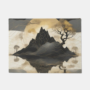 Paillasson Misty Mountain Black & Gold
