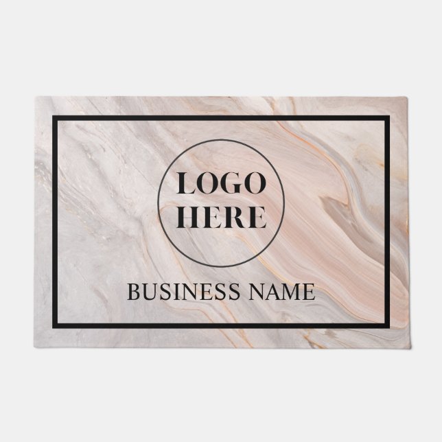 Paillasson Modern Elegant Business Logo Doormat (Devant)