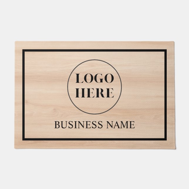 Paillasson Modern Elegant Business Logo Doormat (Devant)