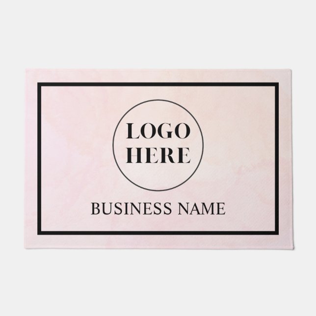 Paillasson Modern Elegant Business Logo Doormat (Devant)