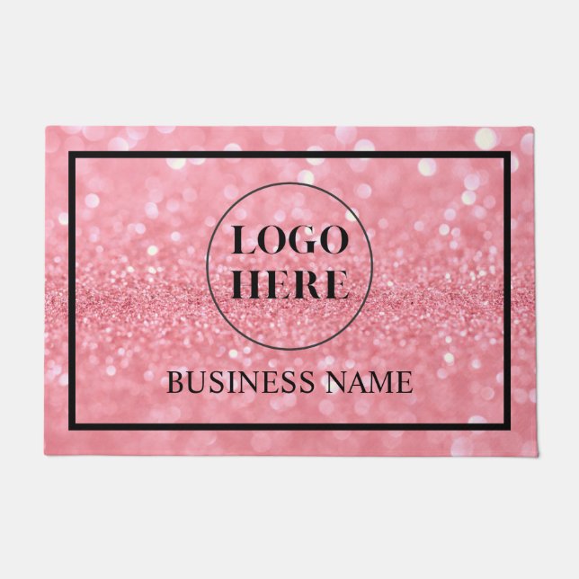 Paillasson Modern Elegant Business Logo Doormat (Devant)