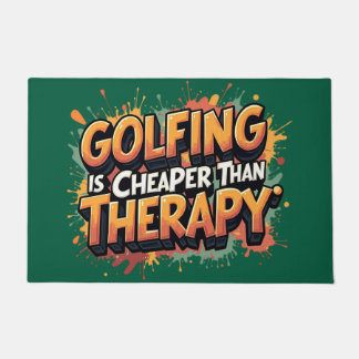 Paillasson Moderne Humoristique Golf Therapy Amusant