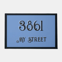 Mon adresse sur un bleu