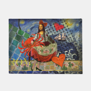 Paillasson Mona Lisa Fun Zodiac Whimsical