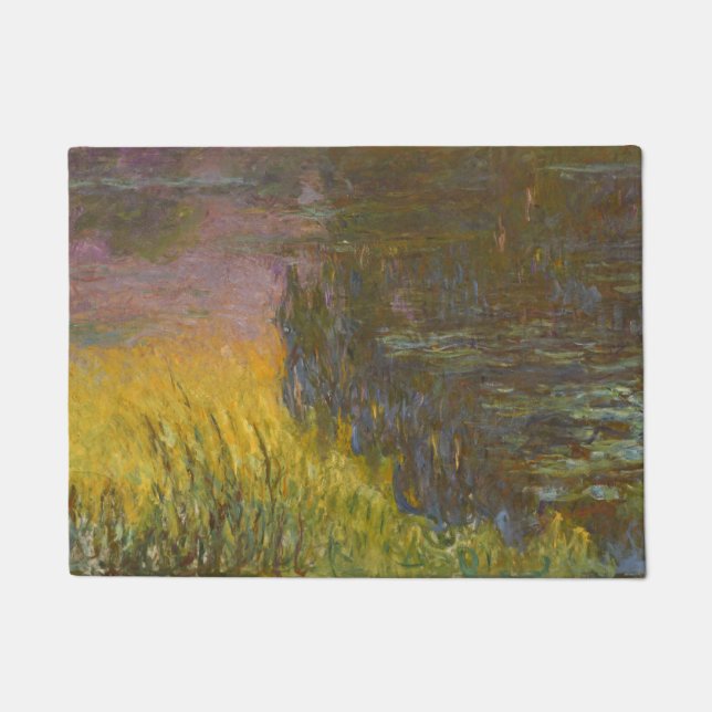 Paillasson Monet Water Liliers Réglage Sun Fine Art (Devant)
