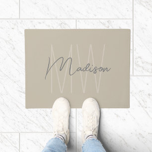Paillasson Monogramme moderne