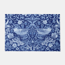 Monotone bleu de fraises Thief, William Morris
