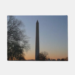 Paillasson Monument Washington au coucher du soleil à DC