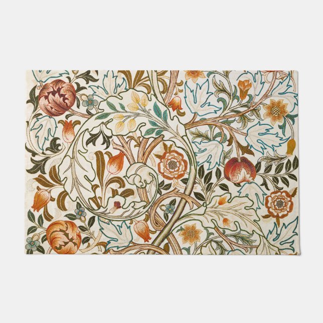 Paillasson Morris Acanthus Floral Crewel Motif de broderie (Devant)