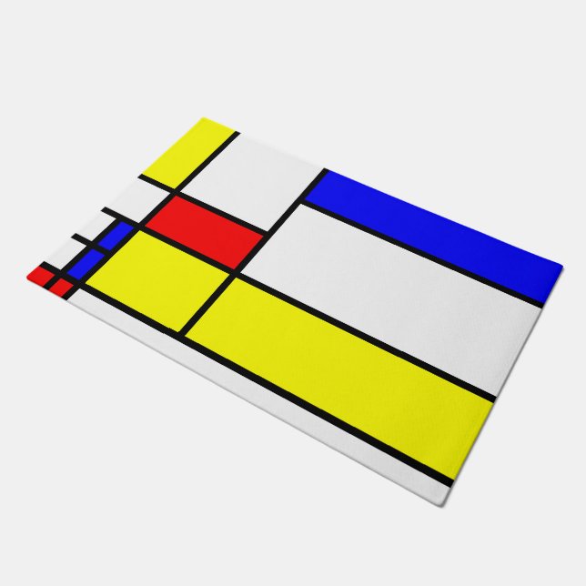 Paillasson MOSAIC rectangles carré couleur II + vos idées (Incliné)