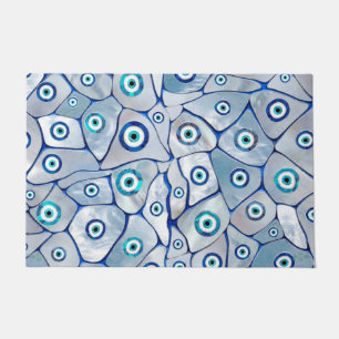 Paillasson Mother of pearl Evil Eye Pattern