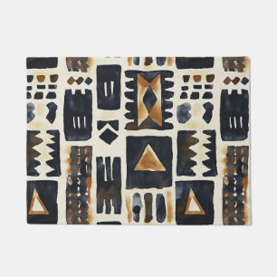 Paillasson Motif Abstrait en tissu de boue