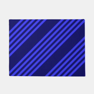 Paillasson Motif bleu cinq bandes