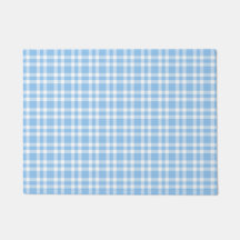 Motif carreaux bleu blanc