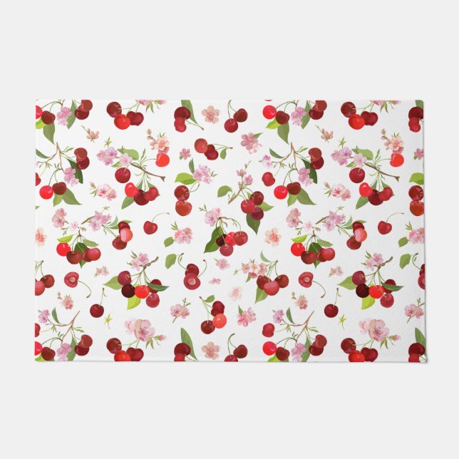 Paillasson Motif Cerise 1 (Devant)