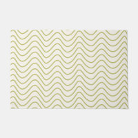 Motif Chevron Lime Green sur Crème White Zigzag