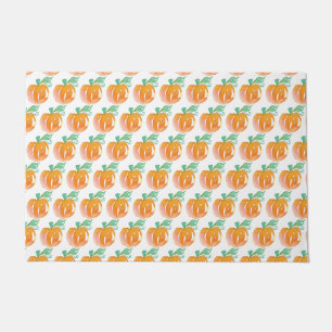 Paillasson Motif Citrouille Halloween Hand Watercolore
