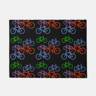 Paillasson Motif coloré de bicyclettes