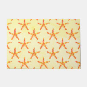 Paillasson Motif d'aquarelle Starfish