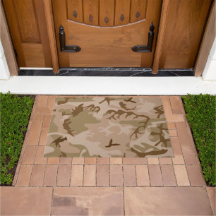 Paillasson Motif de camouflage du désert, motif militaire, ar