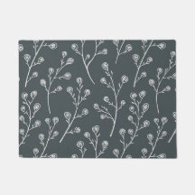 Motif de fleurs sauvages blanches