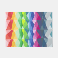 Motif de formes de prisme arc-en-ciel géométrique