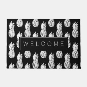 Paillasson Motif de fruits d'ananas porte de bienvenue person