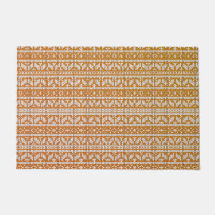 Paillasson Motif de Noël Knit Knit Knit Cross Wool