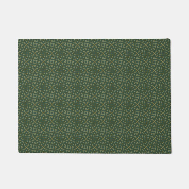 Paillasson Motif de noeud celtique tissé (Devant)