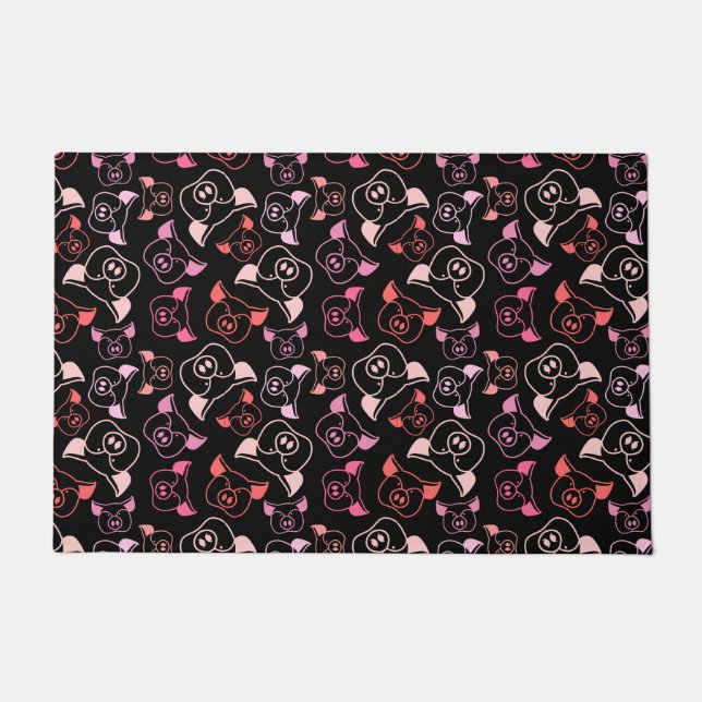 Paillasson Motif de porcs (Devant)