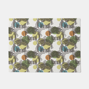 Paillasson Motif d'éléphant