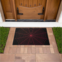 Motif d'Halloween en rouge noir