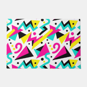 Paillasson Motif géométrique Memphis des années 80