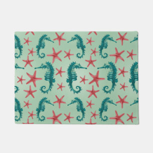 Paillasson Motif maritime Turquoise 2