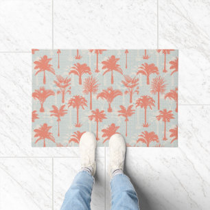 Paillasson Motif Pastel Palm Tree